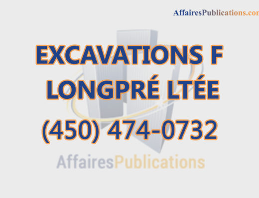 EXCAVATIONS F LONGPRÉ LTÉE