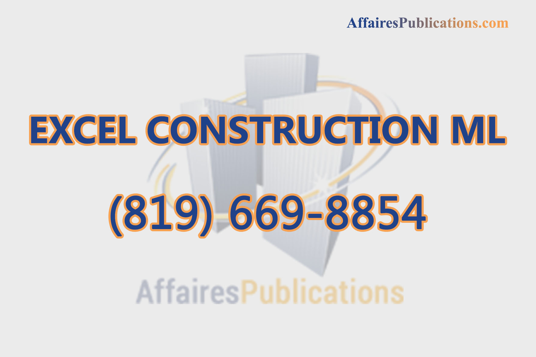 EXCEL CONSTRUCTION ML