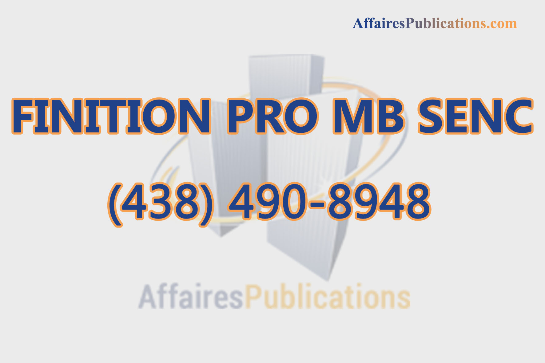 FINITION PRO MB SENC