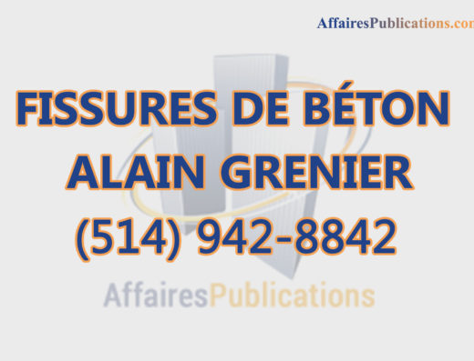 FISSURES DE BÉTON ALAIN GRENIER