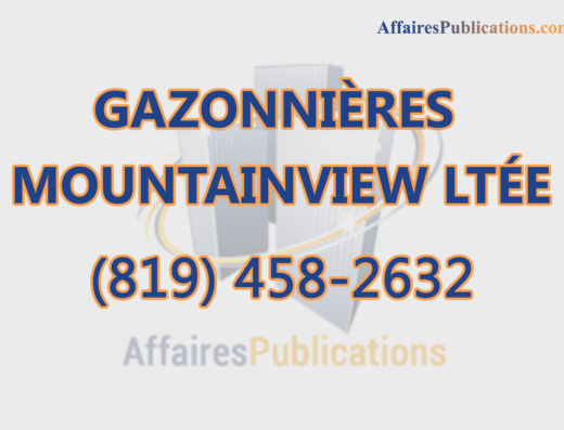 GAZONNIÈRES MOUNTAINVIEW LTÉE