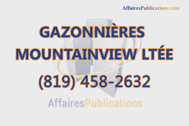 GAZONNIÈRES MOUNTAINVIEW LTÉE