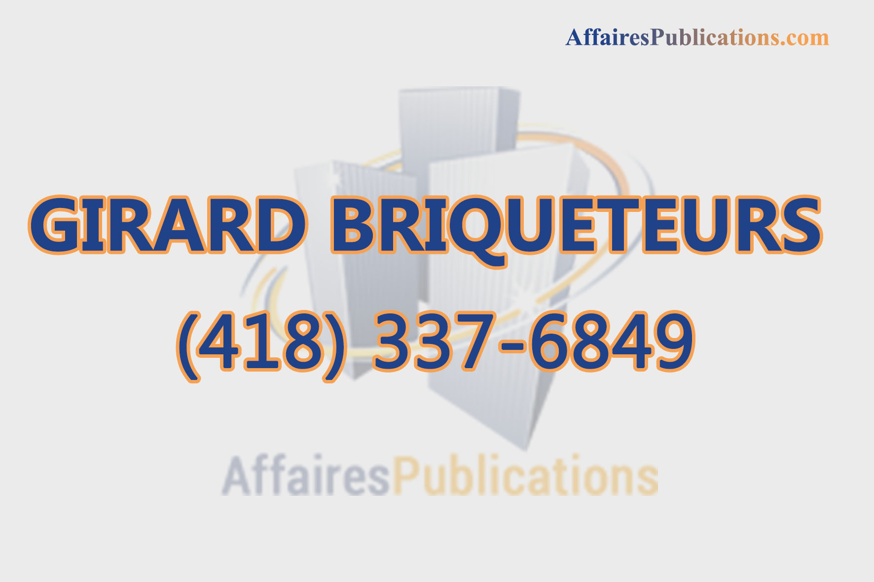 GIRARD BRIQUETEURS INC