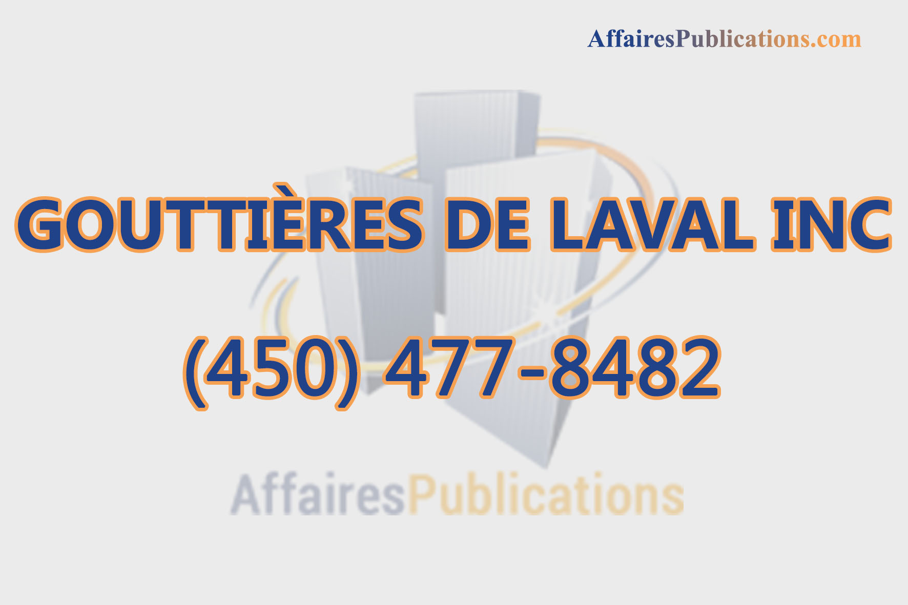 GOUTTIÈRES DE LAVAL INC