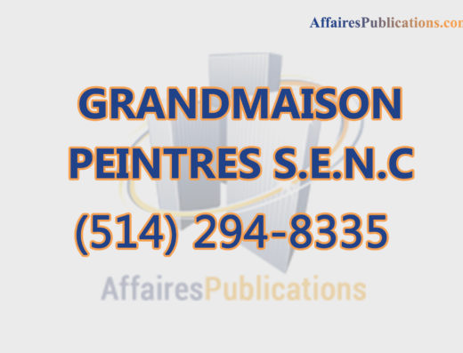 GRANDMAISON PEINTRES S.E.N.C