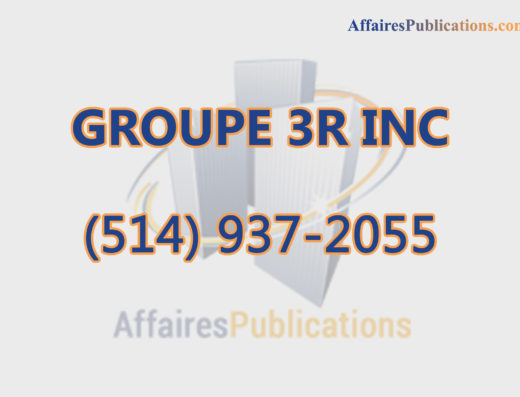 GROUPE 3R INC