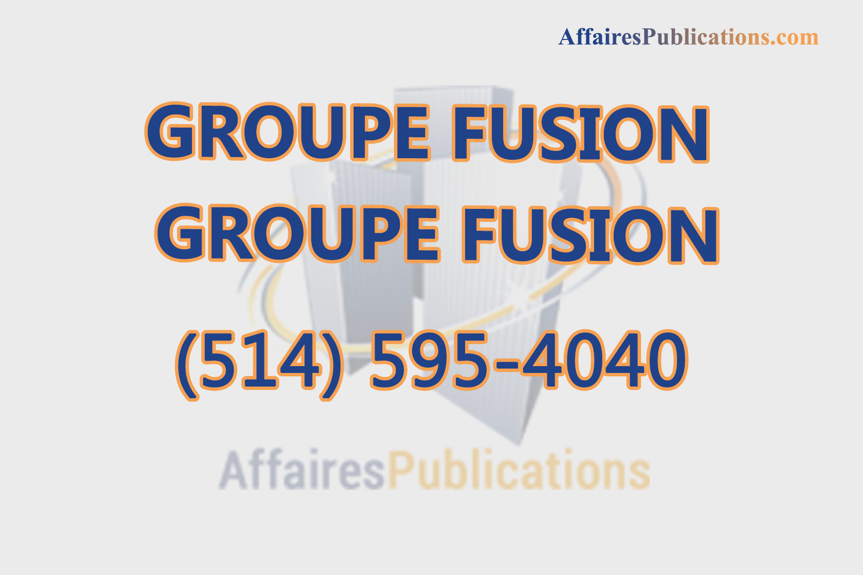 GROUPE FUSION GROUPE FUSION