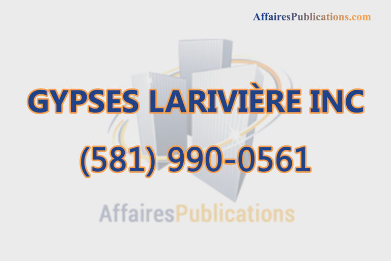 GYPSES LARIVIÈRE INC