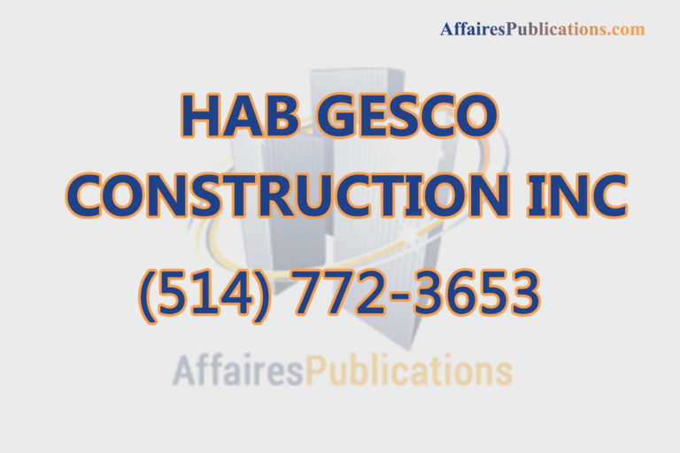 HAB GESCO CONSTRUCTION INC