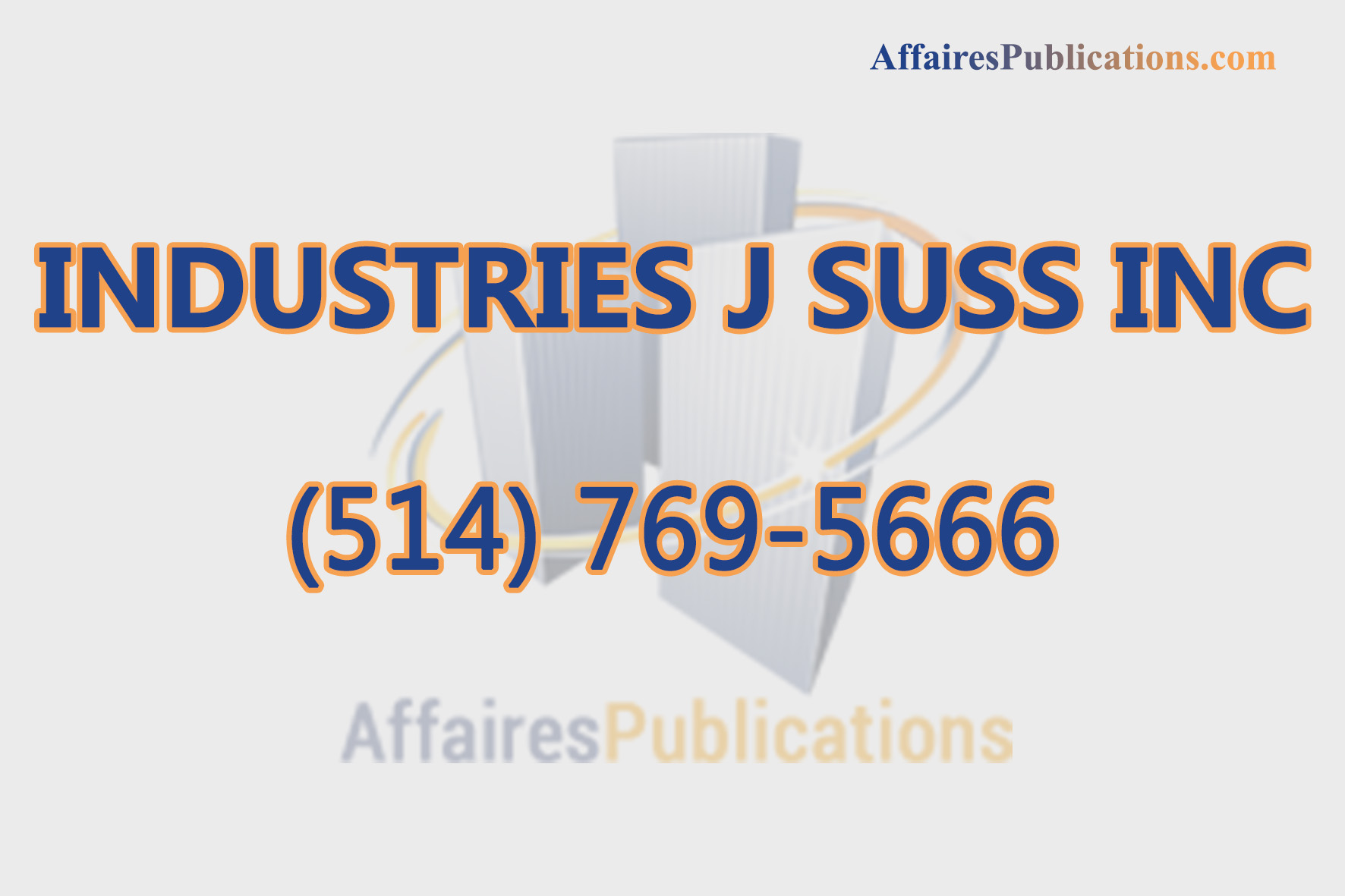 INDUSTRIES J SUSS INC
