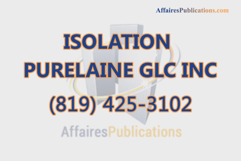ISOLATION PURELAINE GLC INC