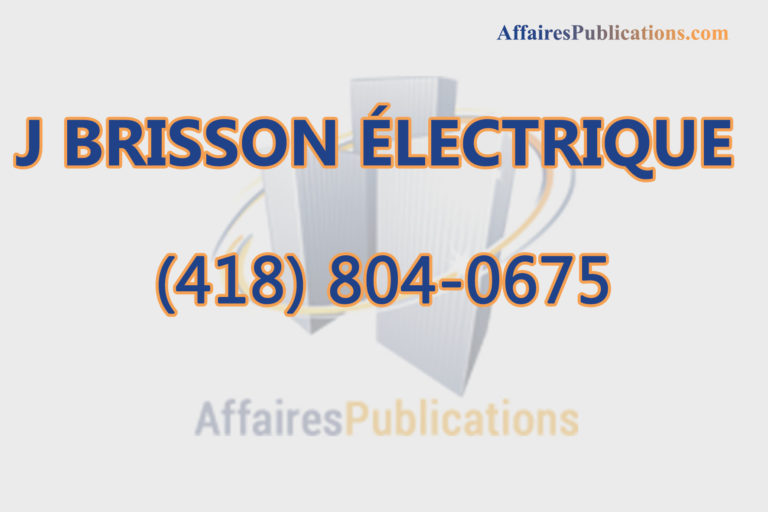 J BRISSON ÉLECTRIQUE INC