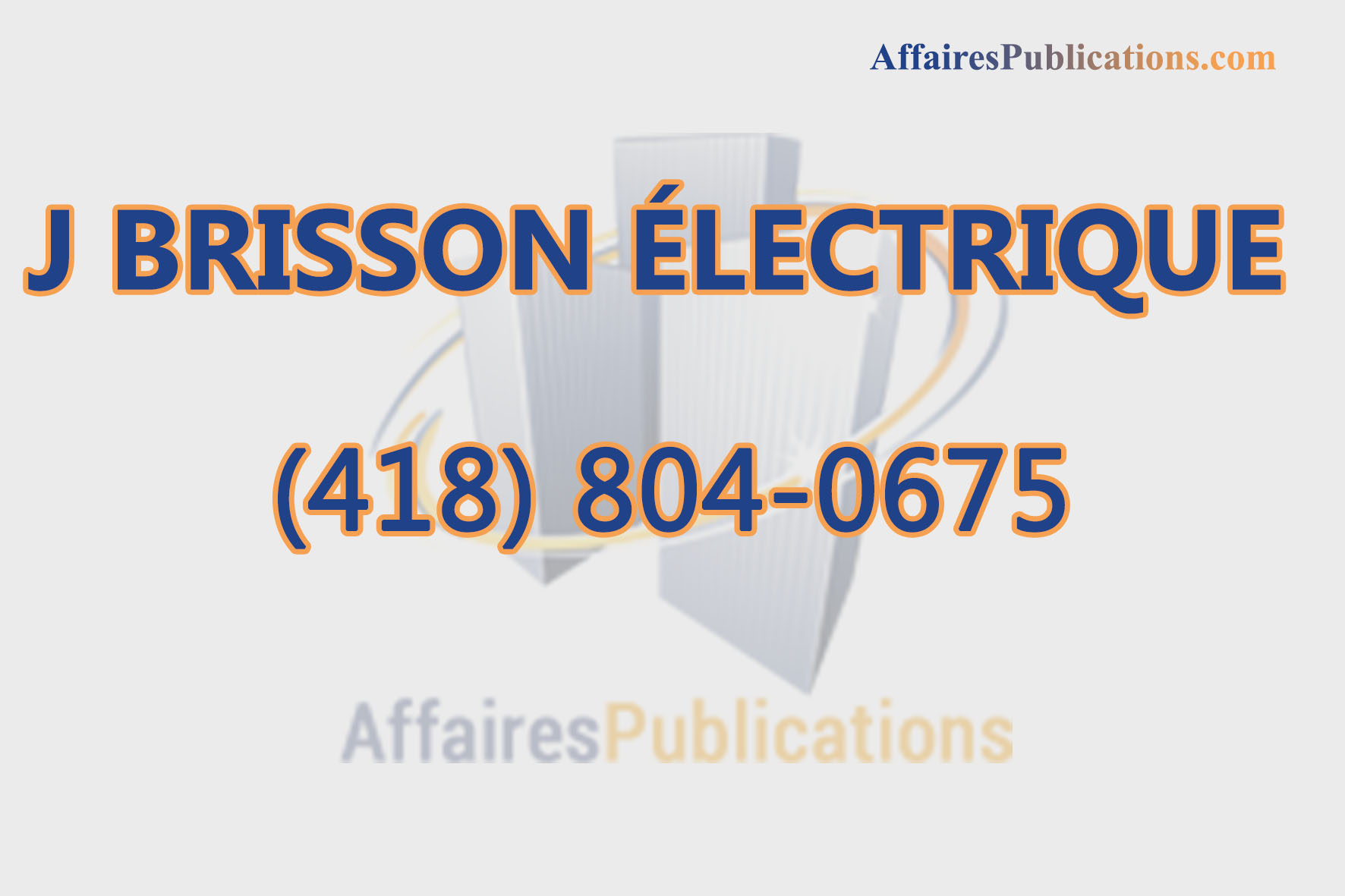 J BRISSON ÉLECTRIQUE INC