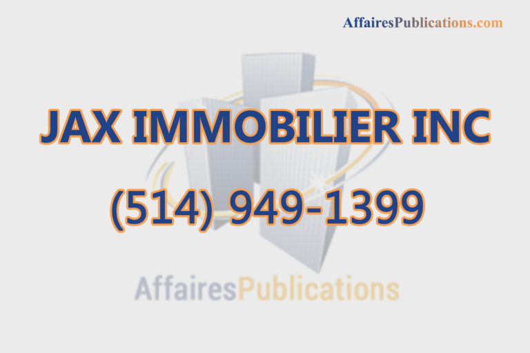 JAX IMMOBILIER INC