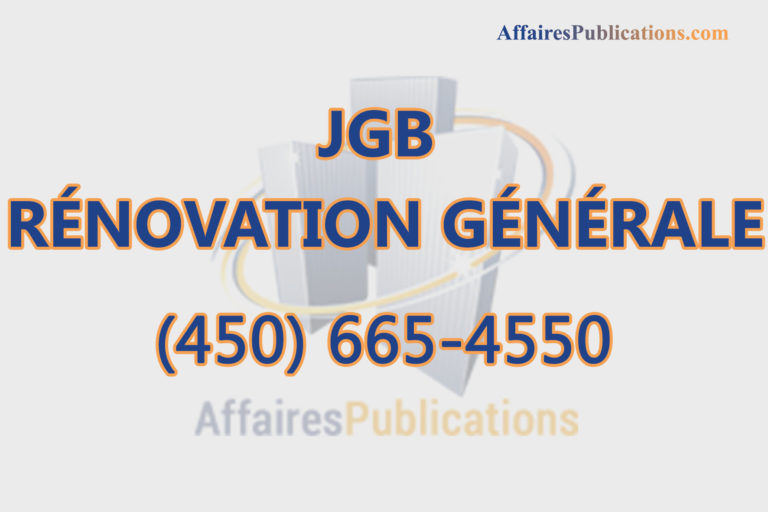 JGB RÉNOVATION GÉNÉRALE