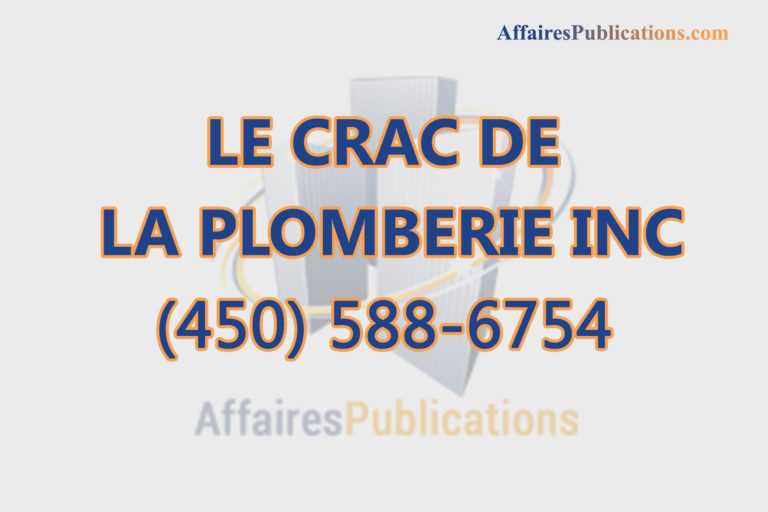 LE CRAC DE LA PLOMBERIE INC
