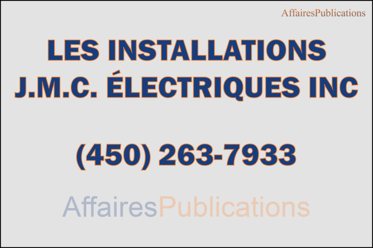 LES INSTALLATIONS J.M.C. ÉLECTRIQUE INC
