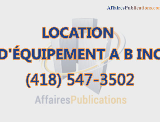 LOCATION D&rsquo;ÉQUIPEMENT A B INC