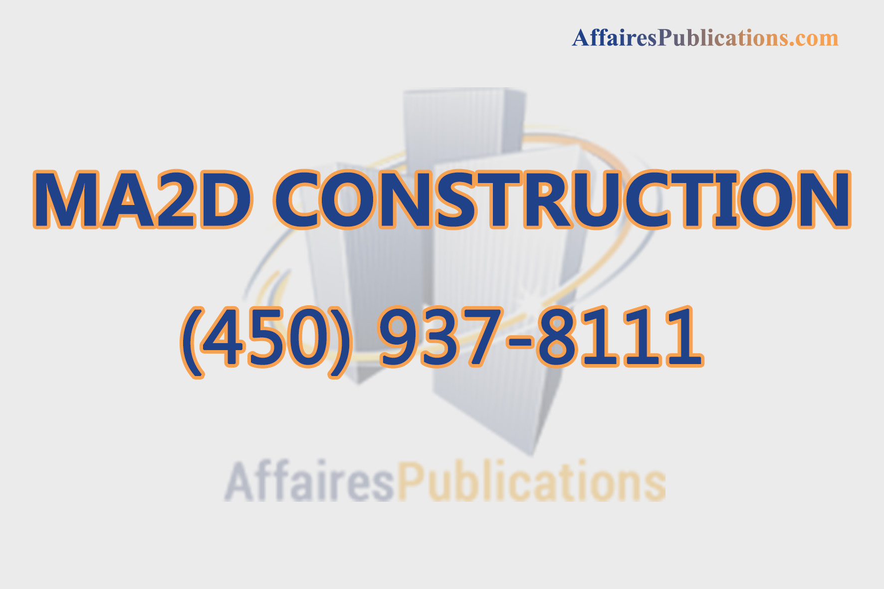 MA2D CONSTRUCTION