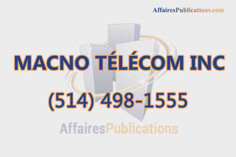 MACNO TÉLÉCOM INC
