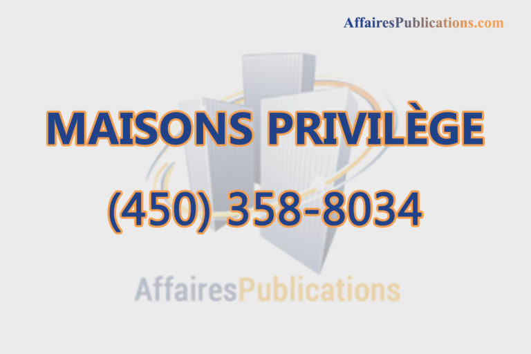MAISONS PRIVILÈGE INC