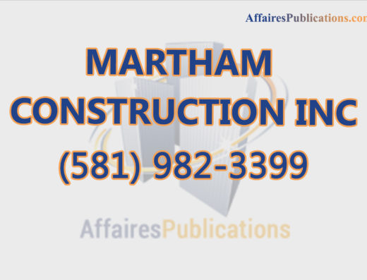 MARTHAM CONSTRUCTION INC