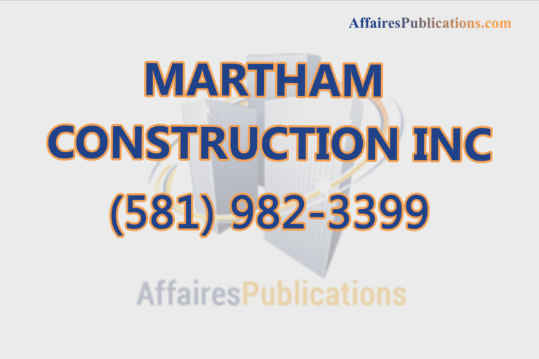 MARTHAM CONSTRUCTION INC
