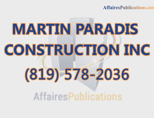 MARTIN PARADIS CONSTRUCTION