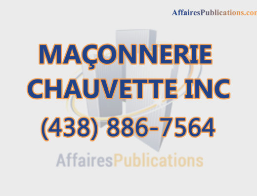 MAÇONNERIE CHAUVETTE INC