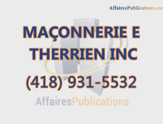 MAÇONNERIE E THERRIEN INC