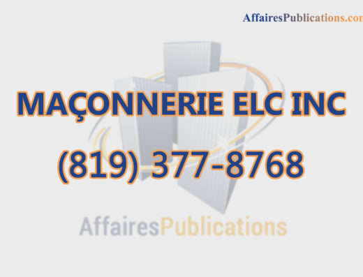 MAÇONNERIE ELC INC