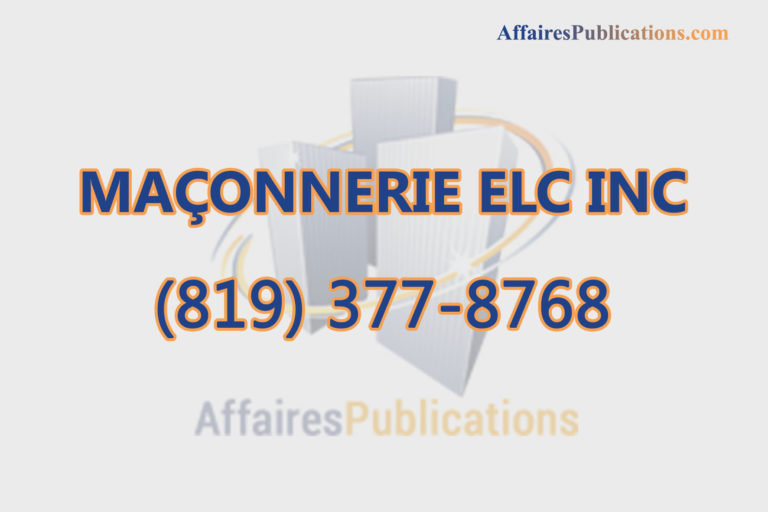 MAÇONNERIE ELC INC