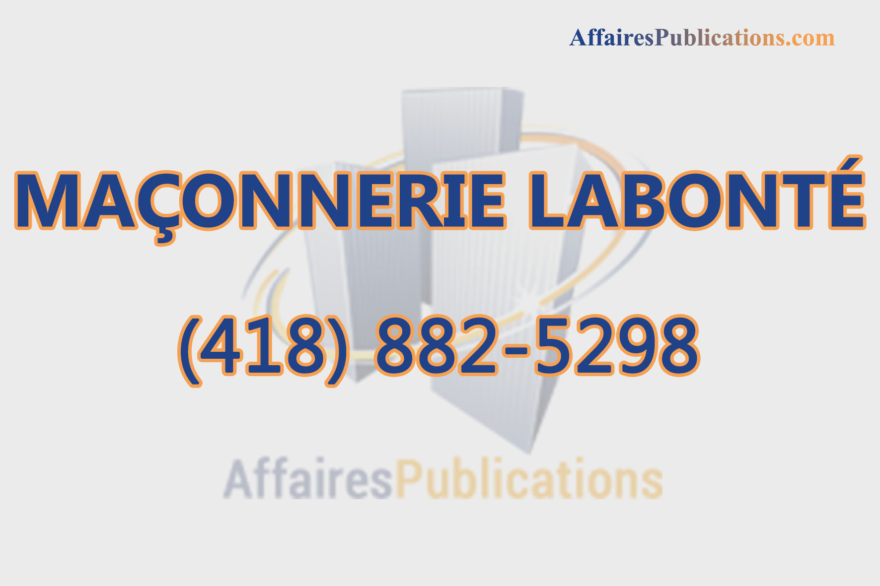 MAÇONNERIE LABONTÉ INC
