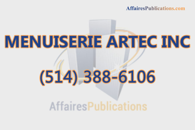 MENUISERIE ARTEC INC