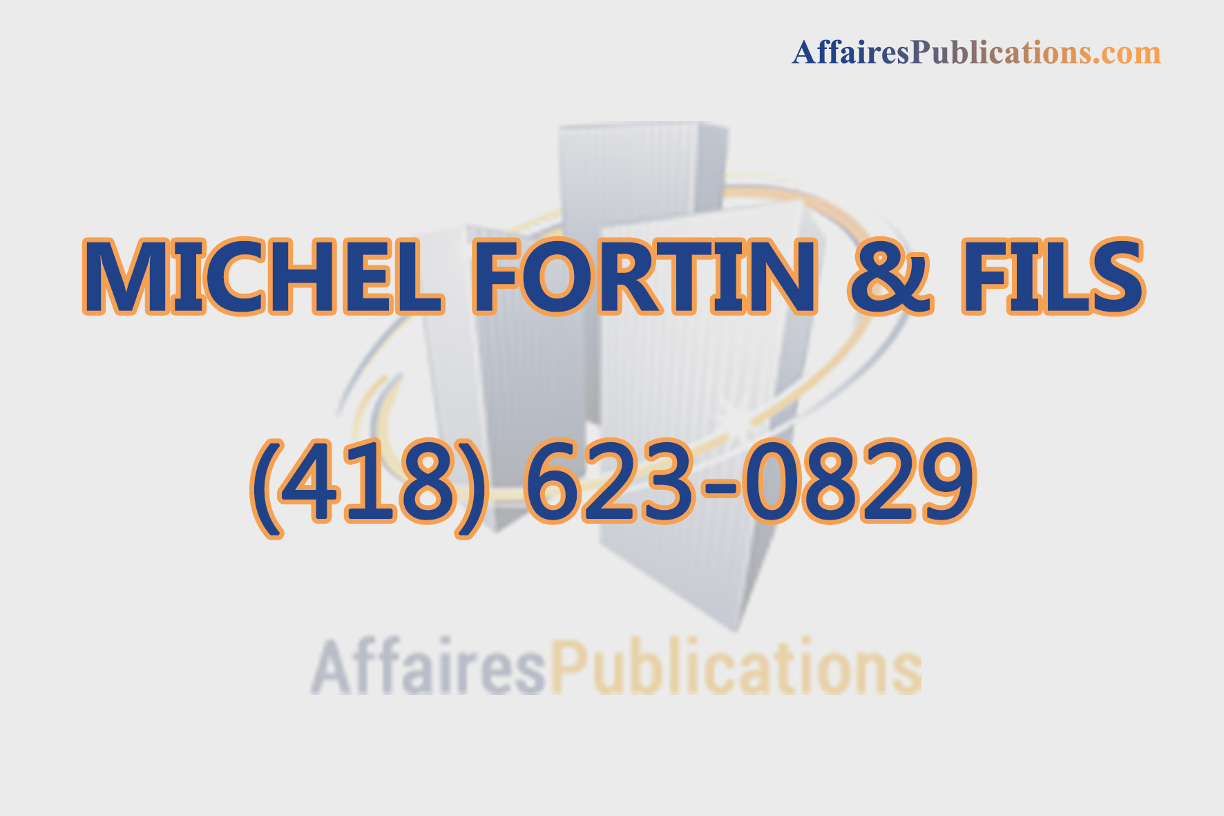 MICHEL FORTIN & FILS INC