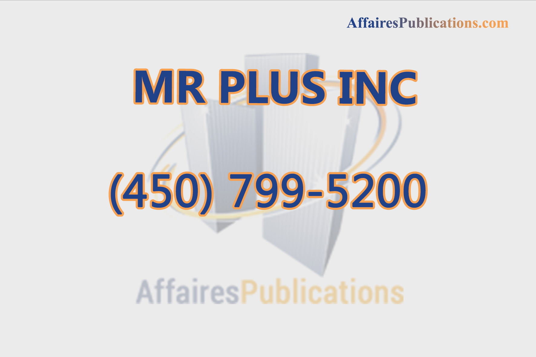 MR PLUS INC