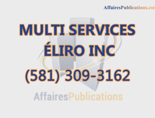 MULTI SERVICES ÉLIRO INC