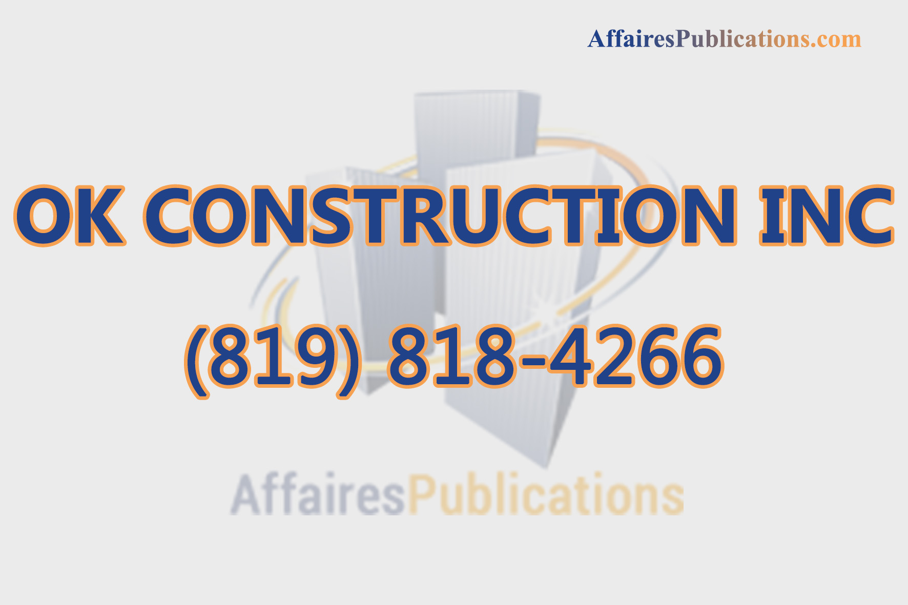 OK CONSTRUCTION  INC
