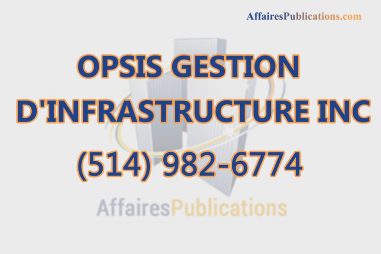OPSIS GESTION D&rsquo;INFRASTRUCTURE