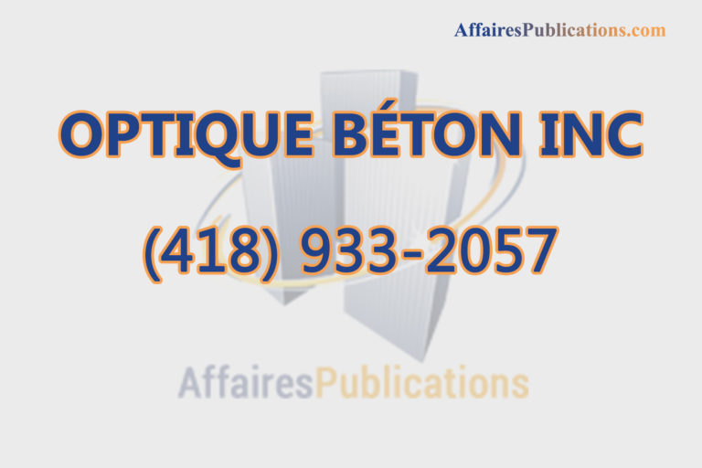 OPTIQUE BÉTON INC
