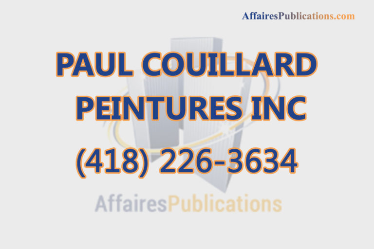 PAUL COUILLARD PEINTURES INC