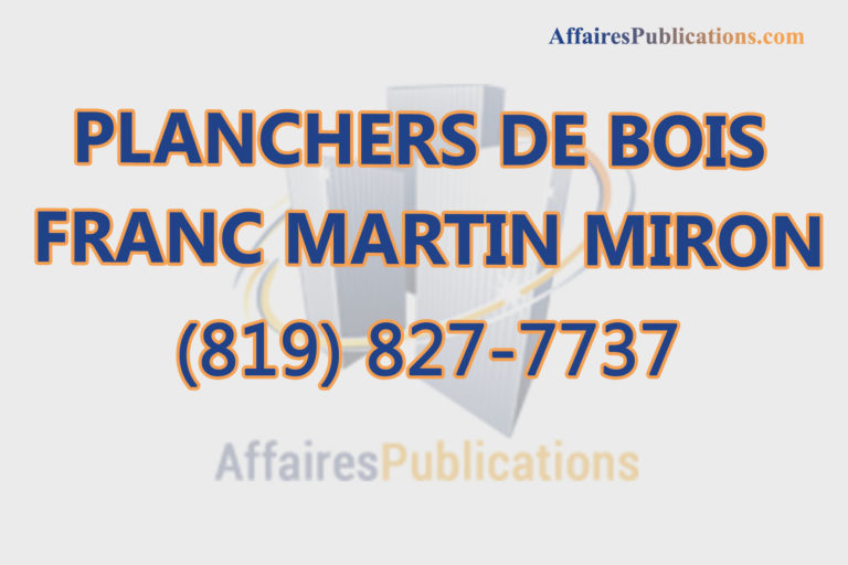 PLANCHERS DE BOIS FRANC MARTIN MIRON