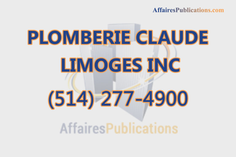 PLOMBERIE CLAUDE LIMOGES  INC