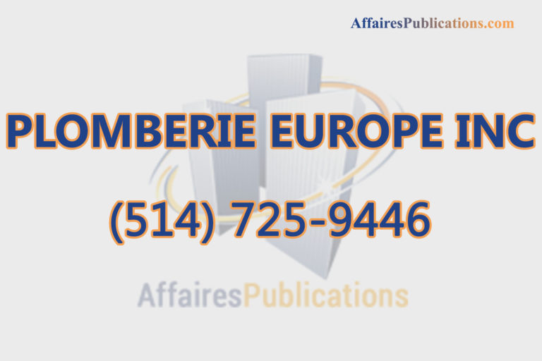 PLOMBERIE EUROPE INC