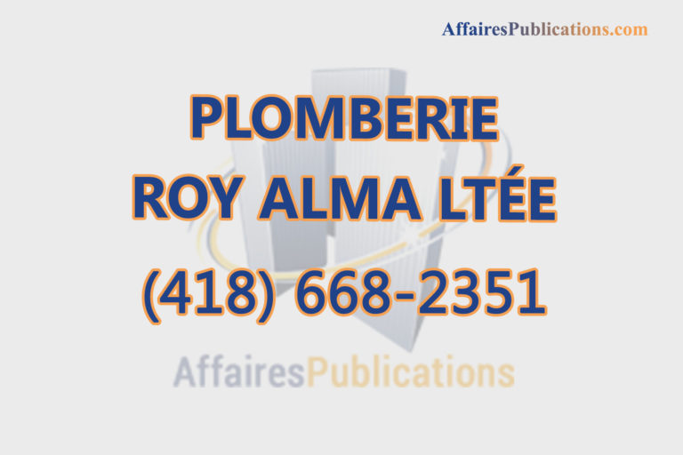 PLOMBERIE ROY ALMA LTÉE
