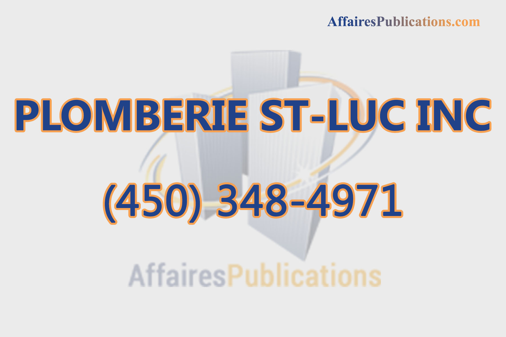 PLOMBERIE ST-LUC INC
