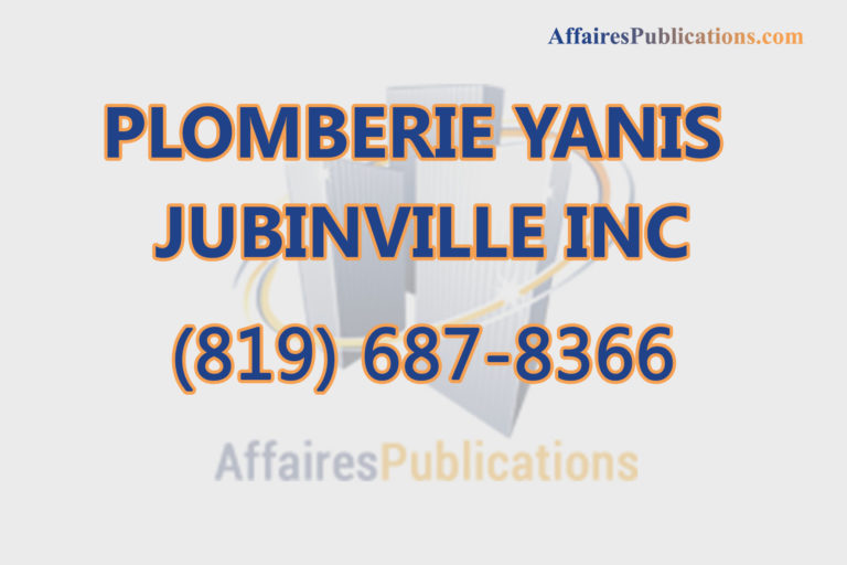PLOMBERIE YANIS JUBINVILLE INC
