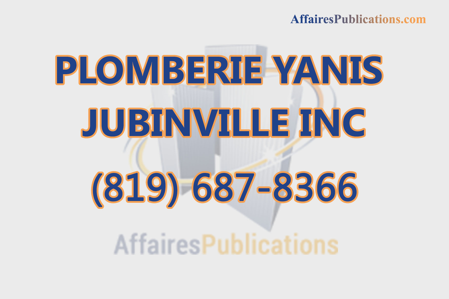 PLOMBERIE YANIS JUBINVILLE INC