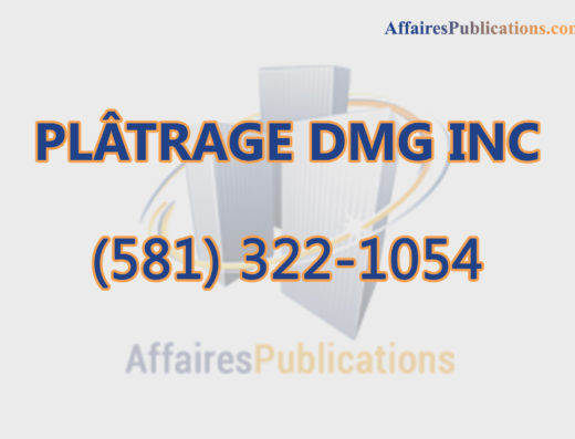 PLÂTRAGE DMG INC