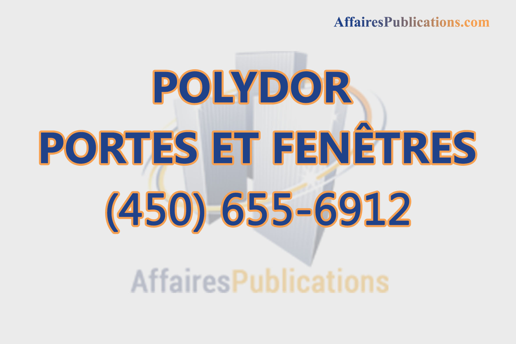 POLYDOR PORTES ET FENÊTRES INC